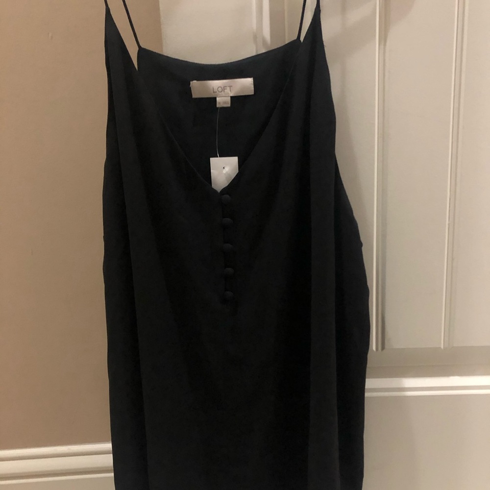 Black Loft Dressy tank top